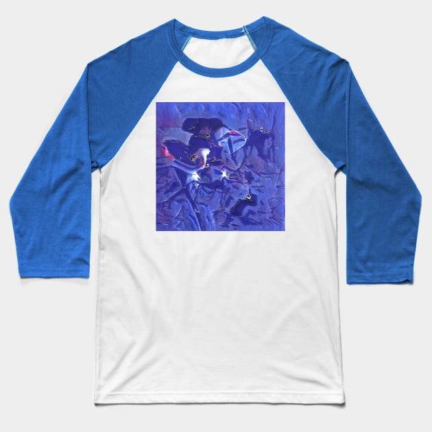 Blue Dream Baseball T-Shirt by basinne